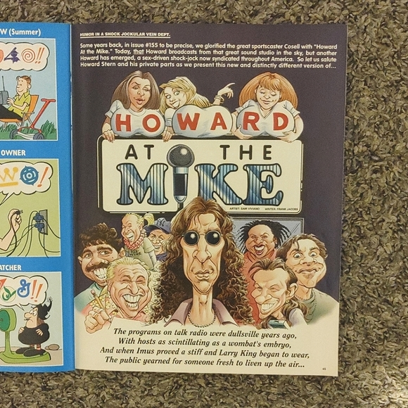 Mad Color Classics Magazine #3 April 2001 Howard Stern Friends Cornnuts Back - Picture 5 of 16